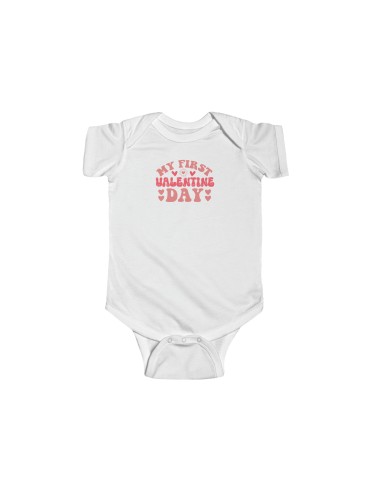 "My First Valentine's Day" #1 - Infant Fine Jersey Bodysuit